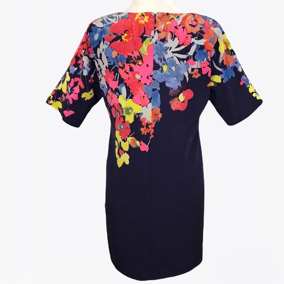 Loft by Ann Taylor Floral Print Sheath Women’s Dress - S/XS - Picture 4 of 17